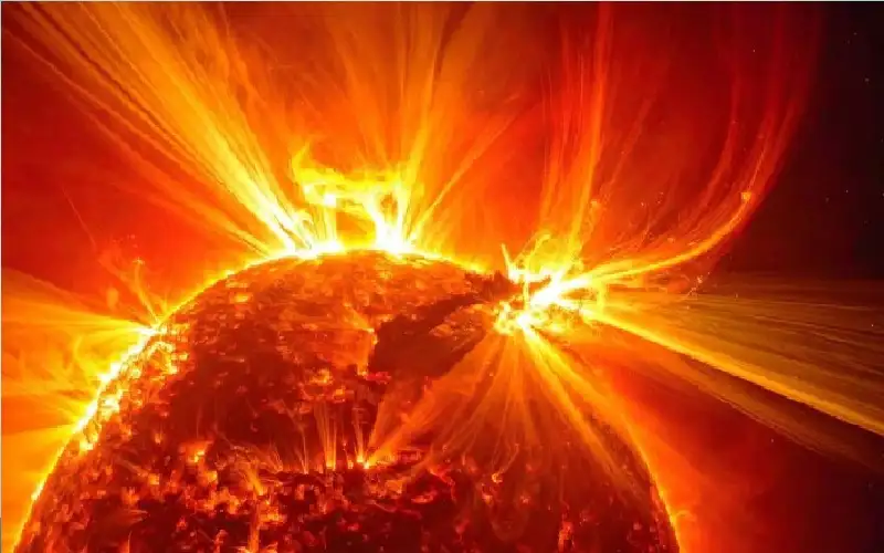 موجات مغناطيسية تحل أحد ألغاز الشمس