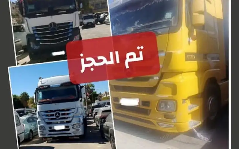 إدارة السير تضبط سائقي شاحنات نفذوا
