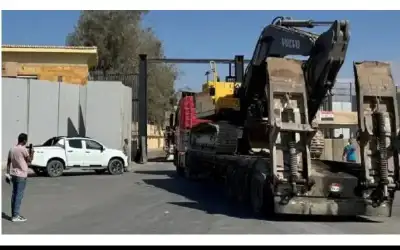 مصر ترسل معدات ثقيلة إضافية إلى