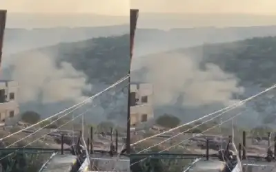 جيش الاحتلال يقصف غرب جنين