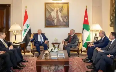 الملك والرئيس العراقي يبحثان الجهود المبذولة