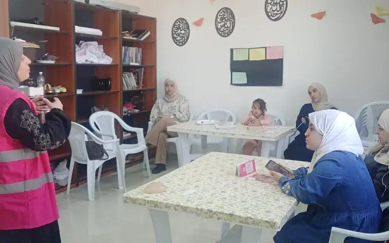 مركز شابات المزار الشمالي ينظم ورشة