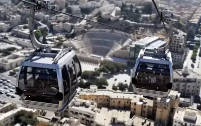 للاردنيين .. اليكم مسارات تلفريك جبل