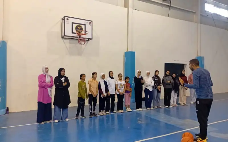 اختتام دورة كرة السلة في مركز