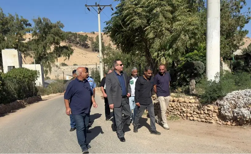 وزير الزراعة يتفقد مشتل فيصل الزراعي