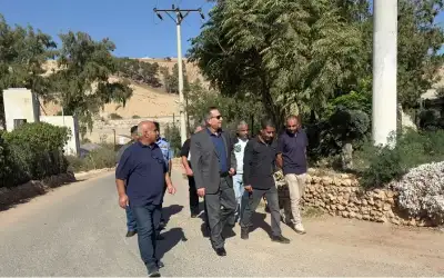 وزير الزراعة يتفقد مشتل فيصل الزراعي