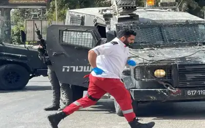 الهلال الأحمر الفلسطيني: 25 ألف نازح