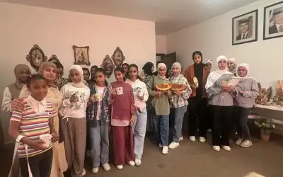 مركز شابات الشونة الشمالية يقيم المعرض
