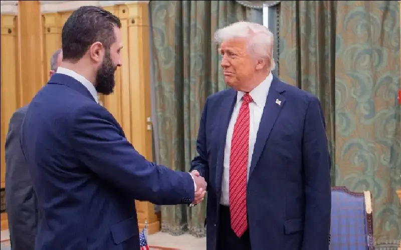 ترامب يستقبل الشرع في البيت الأبيض