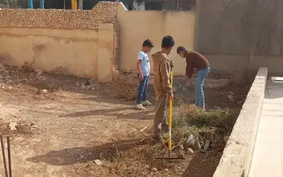 مركز شباب البويضة ينفذ يوما تطوعيا