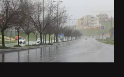 استمرار تأثير المنخفض الجوي على الأردن