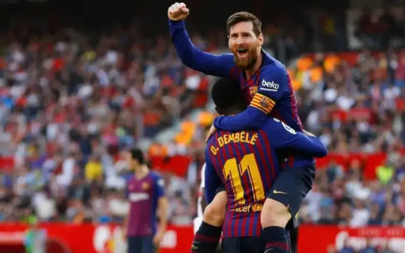 رقصة ميسي الأخيرة تثري خزينة برشلونة