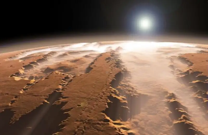 صخرة غريبة على المريخ لا تنتمي