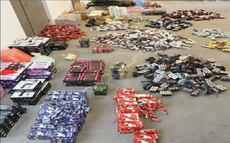 الجمارك تضبط كميات كبيرة من المواد