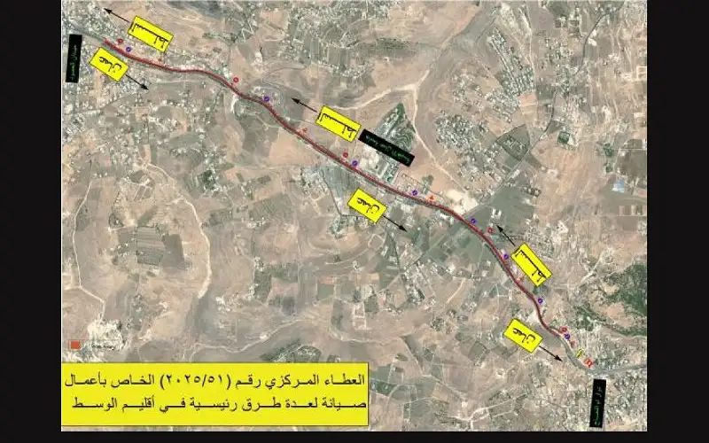 إغلاقات وتحويلات يومية على طريق السلط