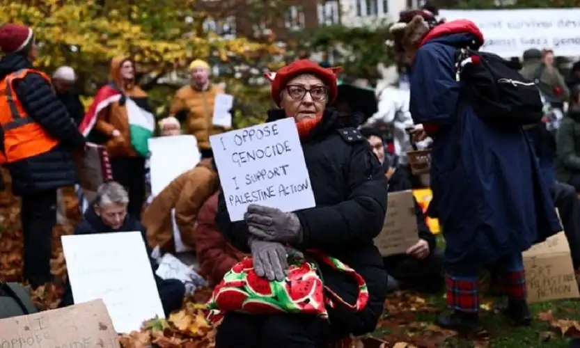 شرطة لندن تعتقل 90 متظاهرا احتجوا