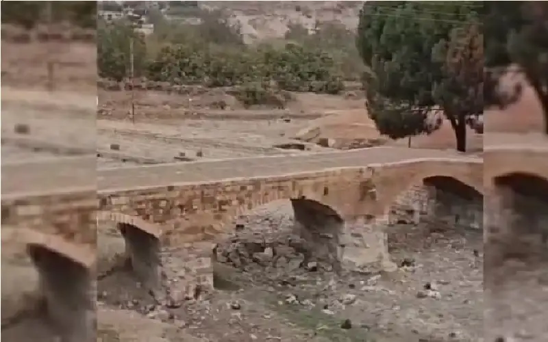 جفاف نهر العاصي لأول مرة في