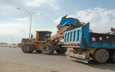 حملة شاملة لإزالة العشوائيات في البحر