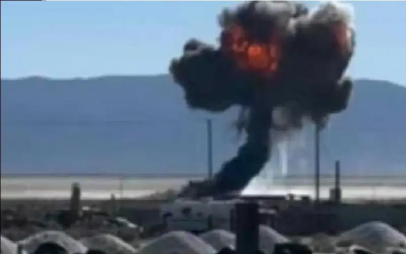 تحطم مقاتلة أمريكية خلال تدريب في