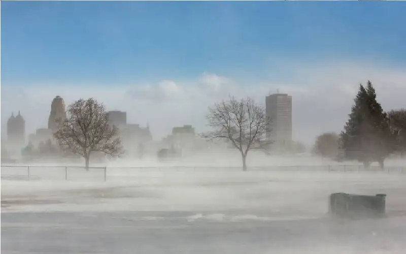 عاصفة قطبية تجتاح وسط وشمال شرق