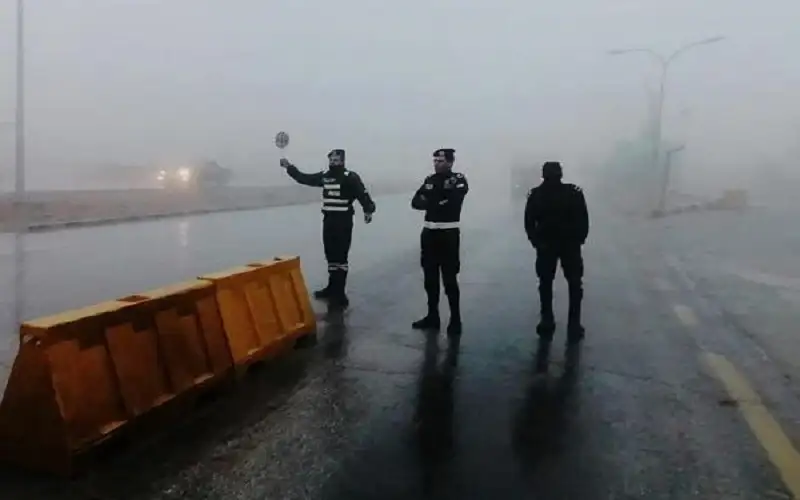 ضبط مركبة تسير بسرعة 205 كم