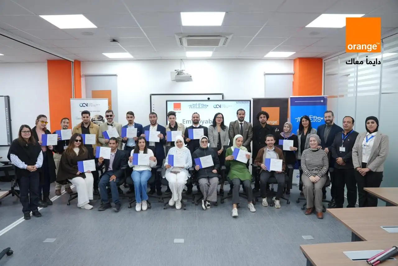 أورنج الأردن تختتم برنامج قادرون للأشخاص