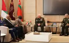 الحنيطي يسstrongتقبلstrong وزير الدفاع السوداني