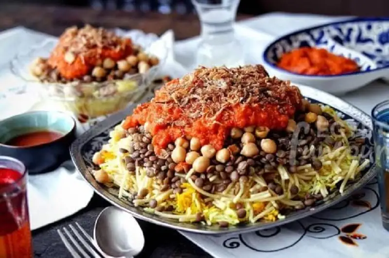 الكشري أول أكلة مصرية تتوج على