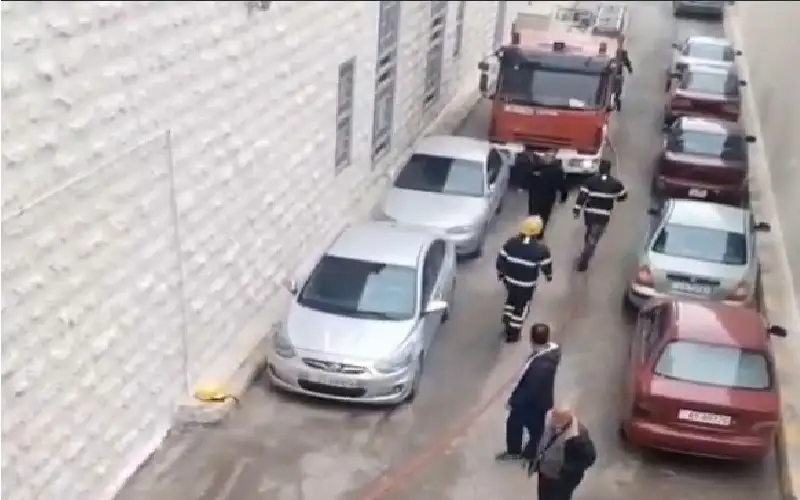 حريق بسيط في قسم النسائية بمستشفى