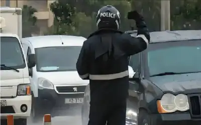 مجتمع ـ موقف إنساني لرقيب سير ينقذ رجلا