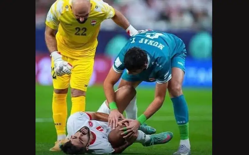 النعيمات يجري عملية الرباط في قطر