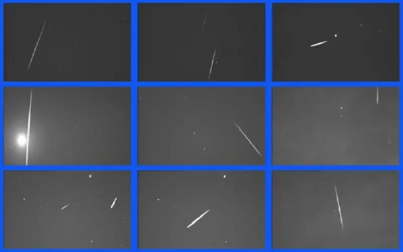 شبكة الإمارات تصور آلاف الشهب الليلة