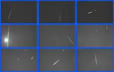 شبكة الإمارات تصور آلاف الشهب الليلة