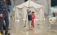 12 وفاة في غزة بالمنخفض الجوي