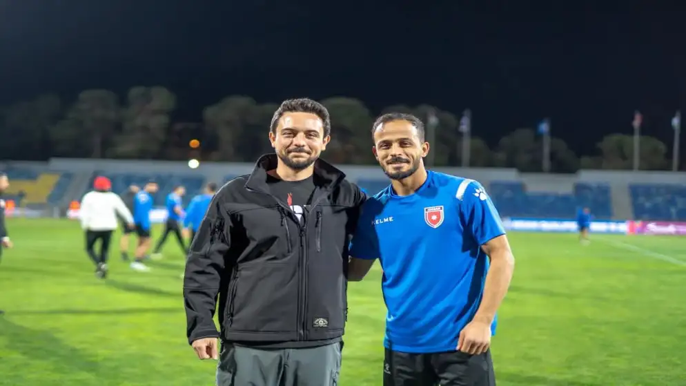 ولي العهد يطمئن على صحة لاعب