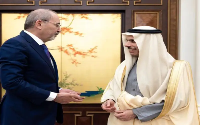 الأردن والسعودية يبحثان جهود تثبيت وقف