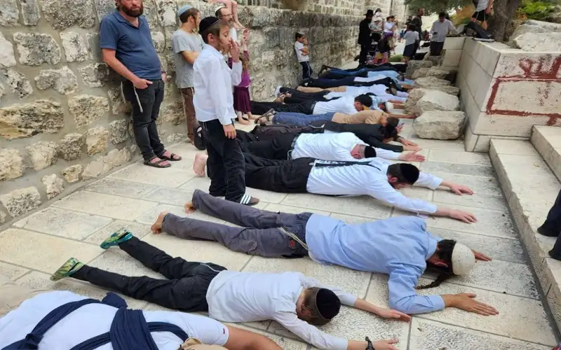 مئات المستوطنين يقتحمون الأقصى ويؤدون “سجودا