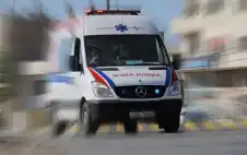 إصابة (٢٢ )شخص إثر حادث تدهور