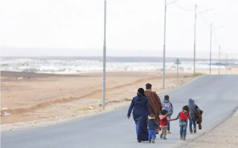 قرابة 445 ألف لاجئ في الأردن