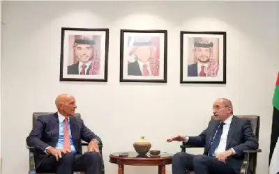 الأردن ـ الصفدي يبحث مع براك التطورات في