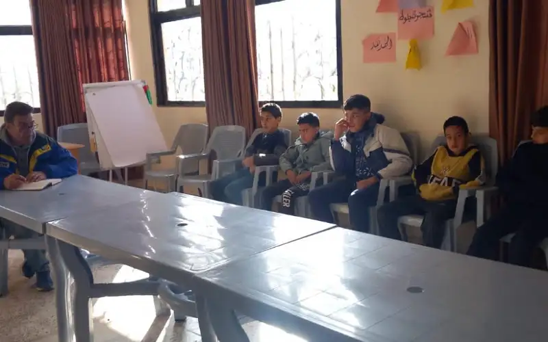 مركز شباب البويضة ينظم ورشة حول