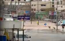 صحيفة نيسان ـ ارتفاع منسوب المياه في شوارع عمان