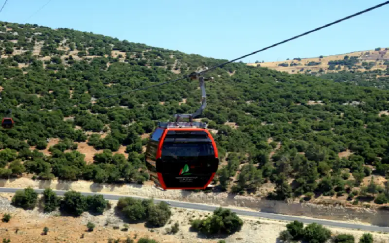 تلفريك عجلون يتوقف عن استقبال الزوار