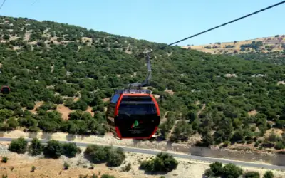 الأردن ـ تلفريك عجلون يتوقف عن استقبال الزوار