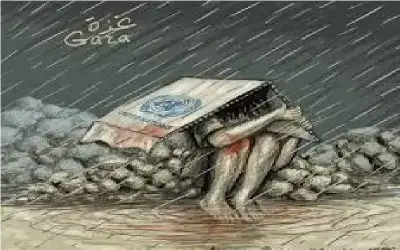 كاريكاتير ـ غزة.. الكاريكاتير للزميل عمر بدور