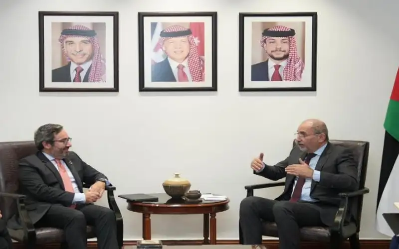 الصفدي وسيلفا يبحثان سبل تعزيز إيصال