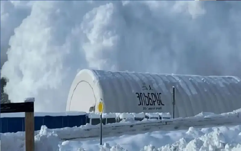 فيديو.. انهيار جليدي مرعب في روسيا