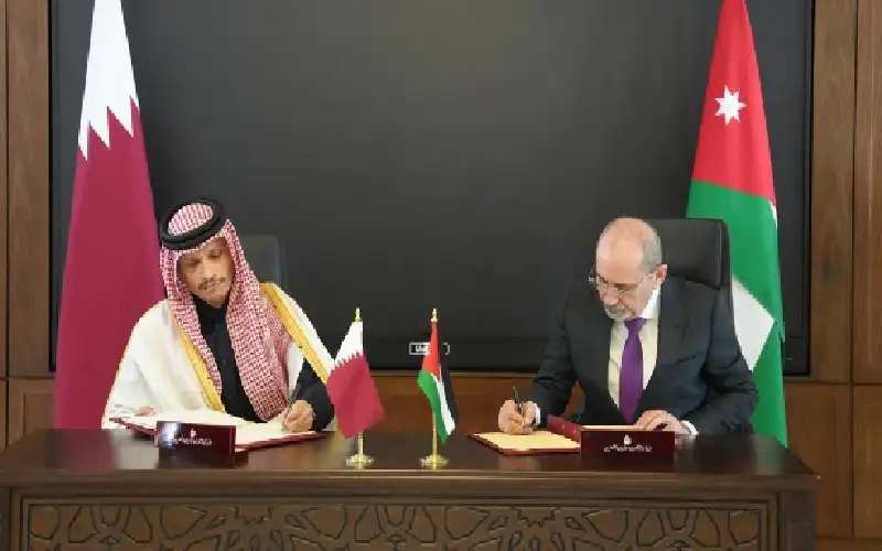 الأردن وقطر يوقعان مذكرات تفاهم سياسية