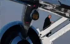 عربي ودولي ـ حتى الطائرة الرئاسية اصابها فقدت توازنها