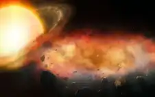 رصد strongسحابstrongة معدنية في الفضاء